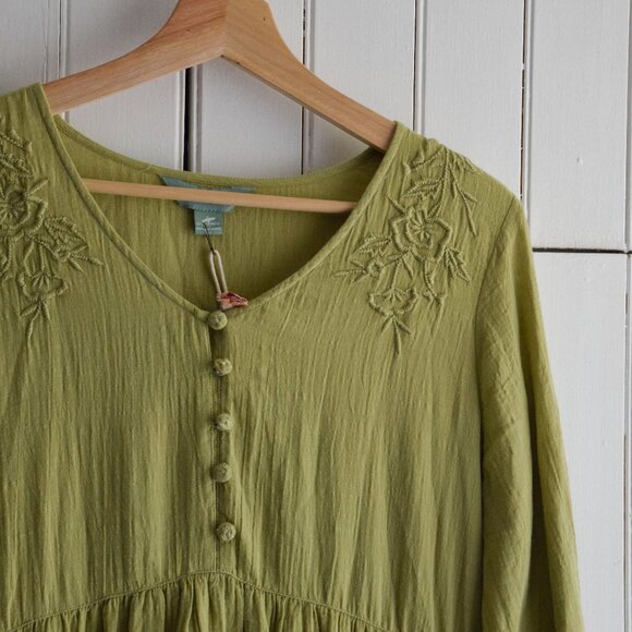 April Cornell Olive Green Maxi Dress - Picture 2 of 5